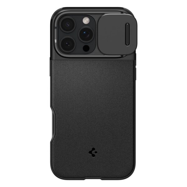 413969_oryg Spigen Optik Armor Mag Magsafe case for iPhone 16 Pro Max 6,9" black