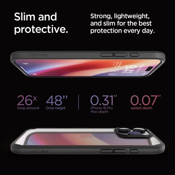 414064_oryg Spigen Ultra Hybrid case for iPhone 16 Pro Max 6,9" matte black