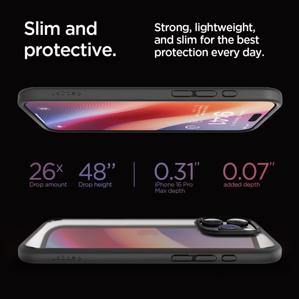 414064_oryg Spigen Ultra Hybrid case for iPhone 16 Pro Max 6,9" matte black