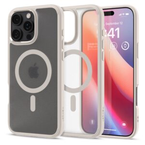 414087_oryg Spigen Ultra Hybrid Mag Magsafe case for iPhone 16 Pro Max 6,9" frost natural titanium