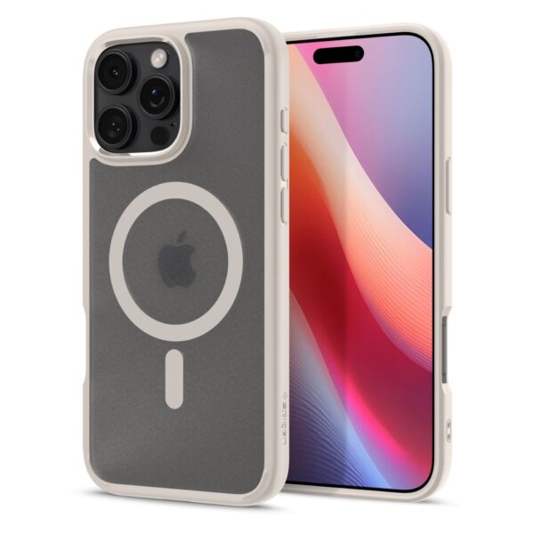 414088_oryg Spigen Ultra Hybrid Mag Magsafe case for iPhone 16 Pro Max 6,9" frost natural titanium