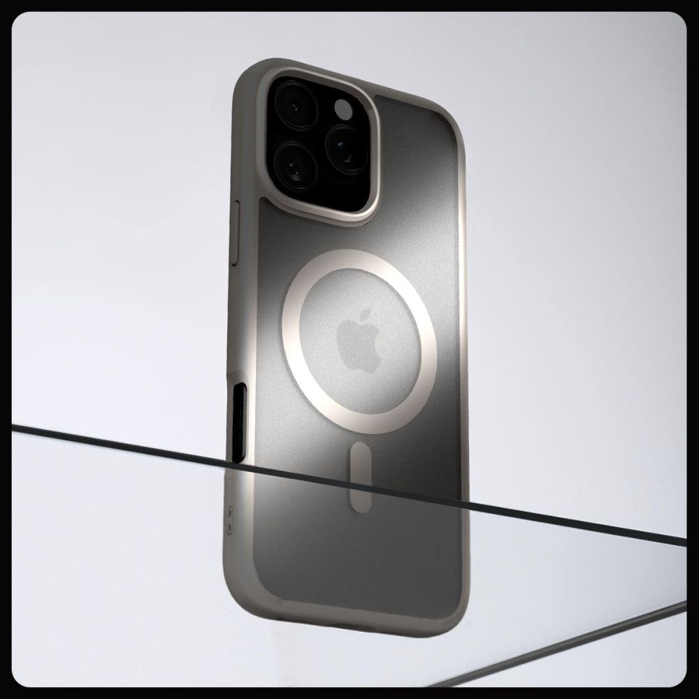 414092_oryg Spigen Ultra Hybrid Mag Magsafe case for iPhone 16 Pro Max 6,9" frost natural titanium