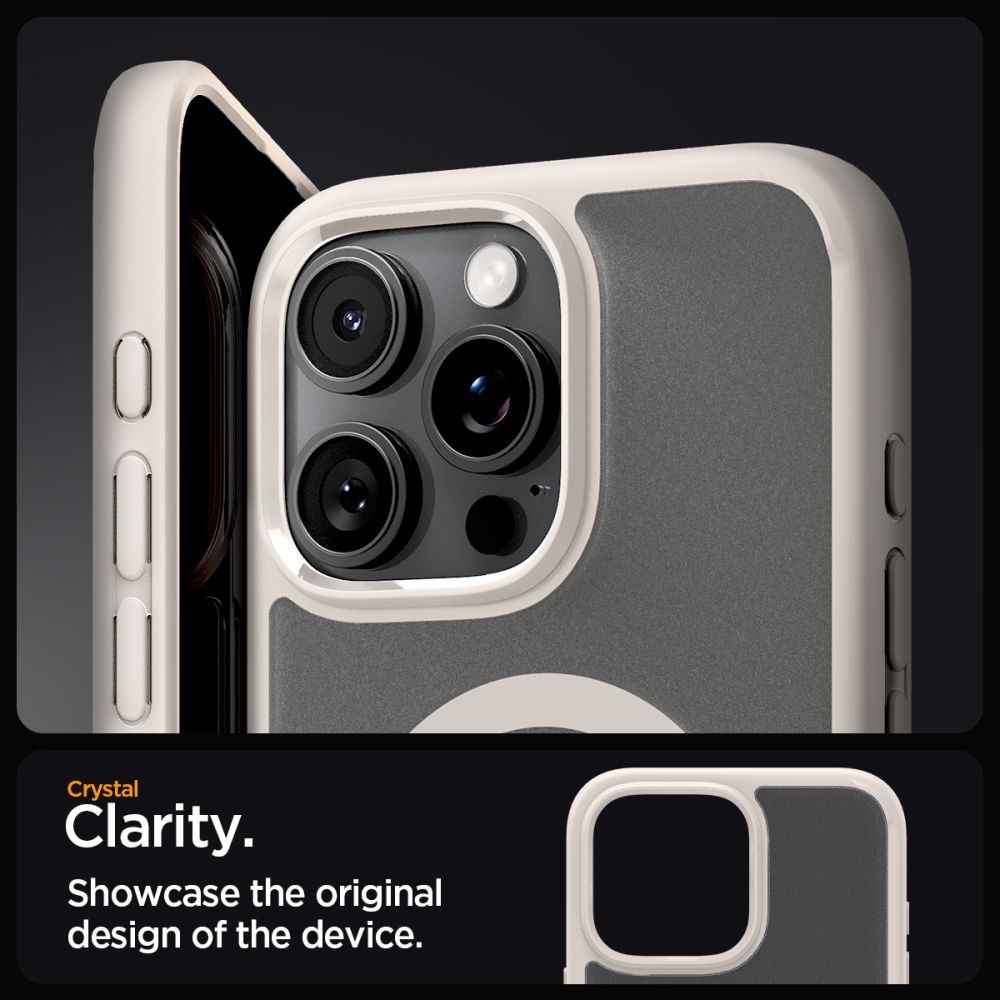 414093_oryg Spigen Ultra Hybrid Mag Magsafe case for iPhone 16 Pro Max 6,9" frost natural titanium