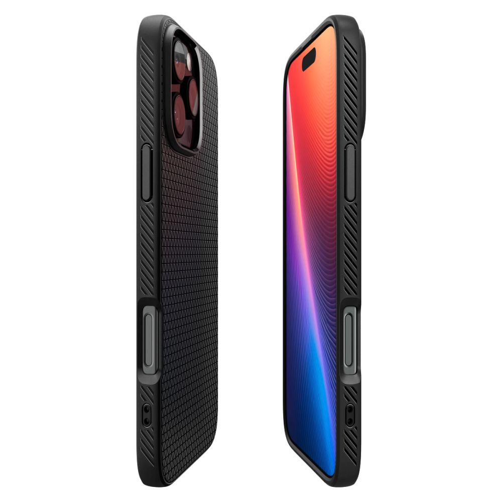 Spigen Liquid Air case for iPhone 16 Pro 6,3" matte black