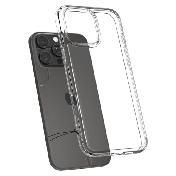 414351_oryg Spigen Ultra Hybrid case for iPhone 16 Pro 6,3" crystal clear