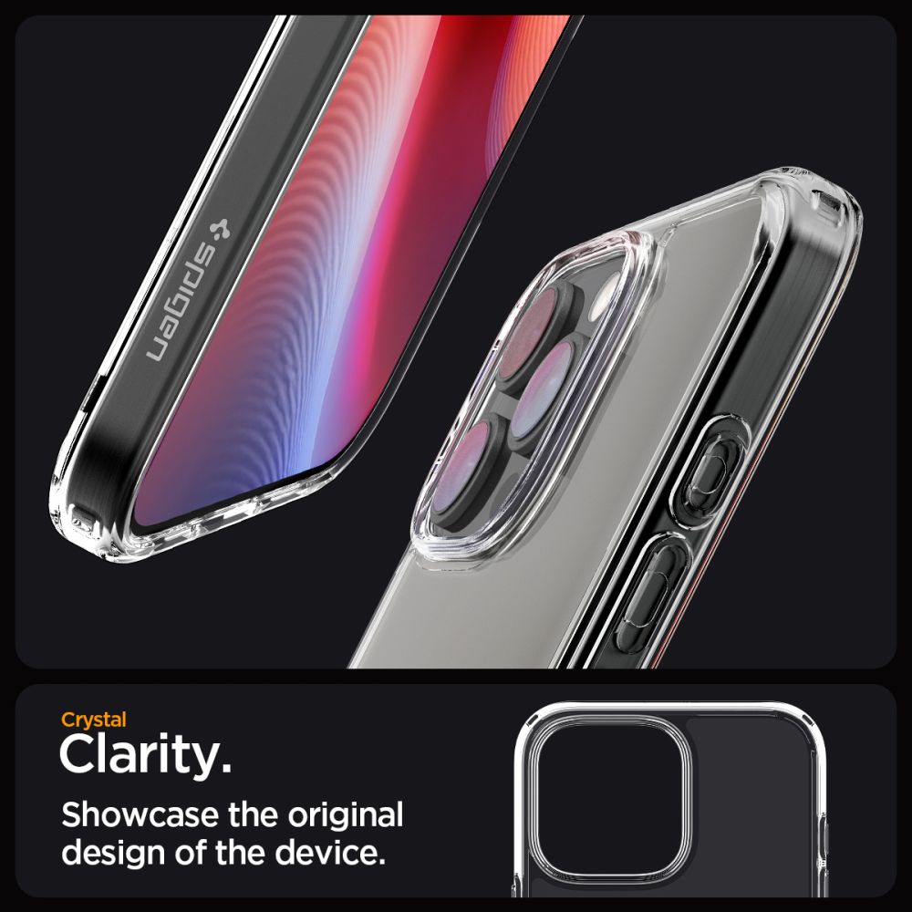 414356_oryg Spigen Ultra Hybrid case for iPhone 16 Pro 6,3" crystal clear