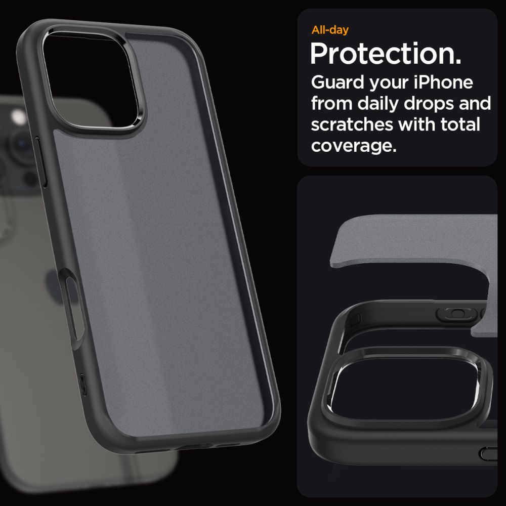 414370_oryg Spigen Ultra Hybrid case for iPhone 16 Pro 6,3" frost black