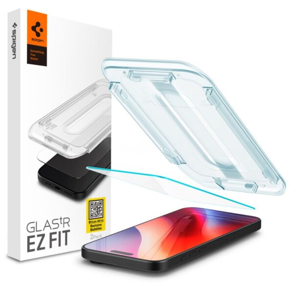 Spigen Glas.Tr ”Ez Fit” for iPhone 16 Pro 6,3" clear