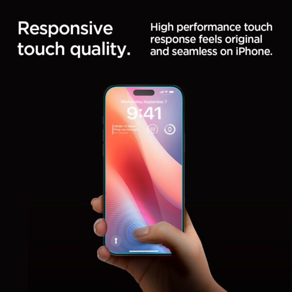 414606_oryg Spigen Glas.Tr ”Ez Fit” 2-Pack forfor iPhone 16 Pro Max 6,3" privacy