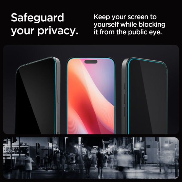 414619_oryg Spigen Glas.Tr ”Ez Fit” 2-Pack for iPhone 16 Pro 6,3" privacy