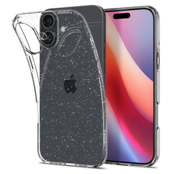 414676_oryg Spigen Liquid Crystal case for iPhone 16 6,1" glitter crystal