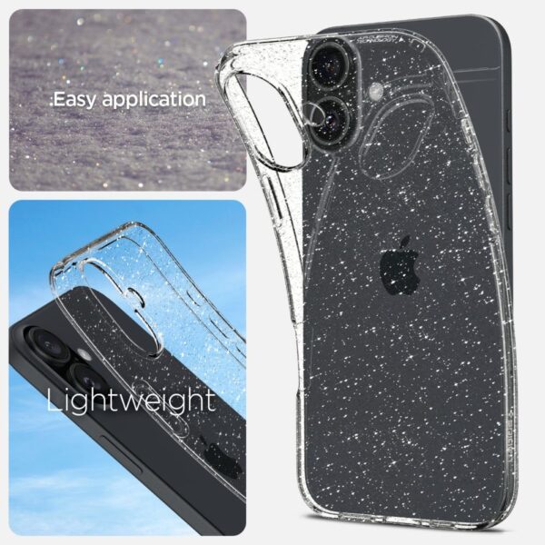414682_oryg Spigen Liquid Crystal case for iPhone 16 6,1" glitter crystal
