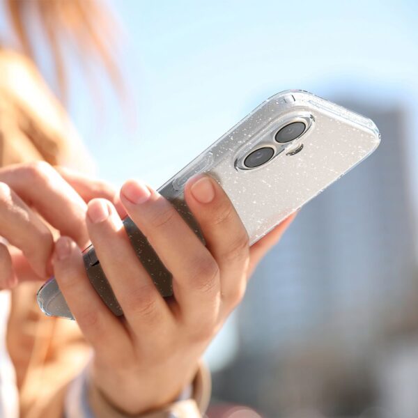 414686_oryg Spigen Liquid Crystal case for iPhone 16 6,1" glitter crystal