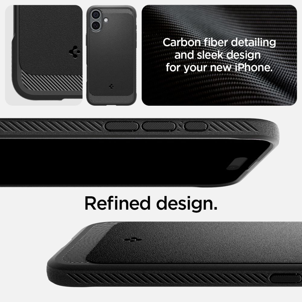 414703_oryg Spigen Rugged Armor Mag Magsafe case for iPhone 16 6,1" matte black