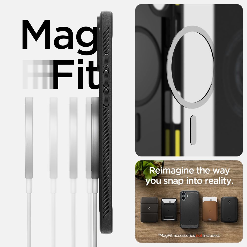 414706_oryg Spigen Rugged Armor Mag Magsafe case for iPhone 16 6,1" matte black