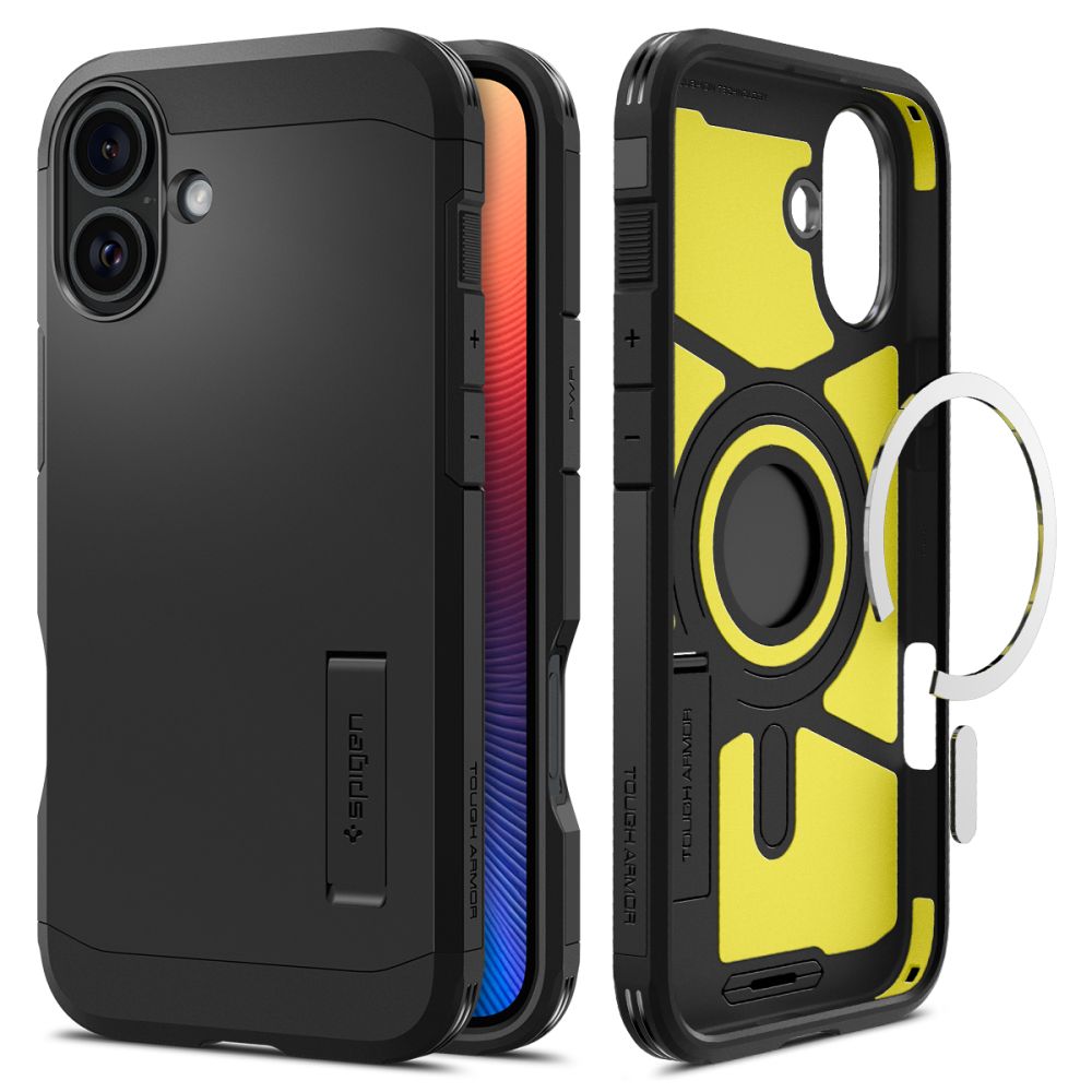 414721_oryg Spigen Tough Armor Mag Magsafe case for iPhone 16 6,1" black