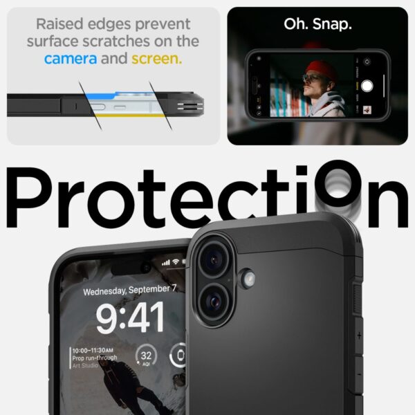 414733_oryg Spigen Tough Armor Mag Magsafe case for iPhone 16 6,1" black