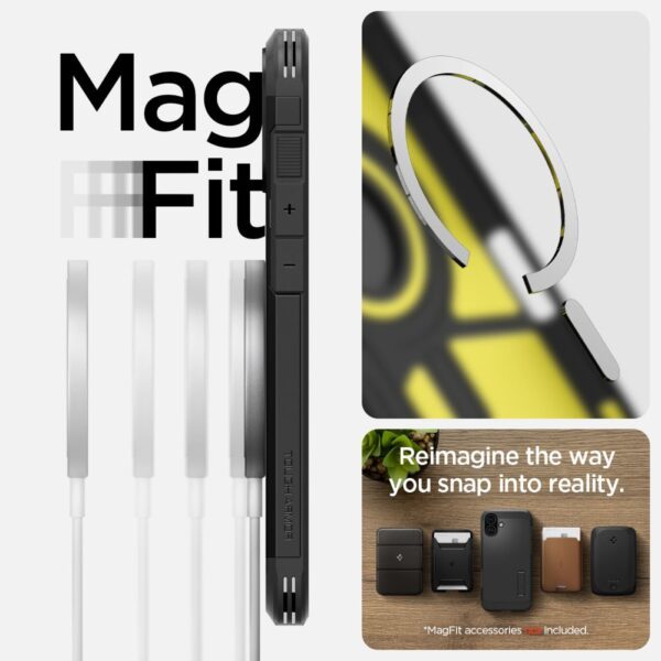 414735_oryg Spigen Tough Armor Mag Magsafe case for iPhone 16 6,1" black