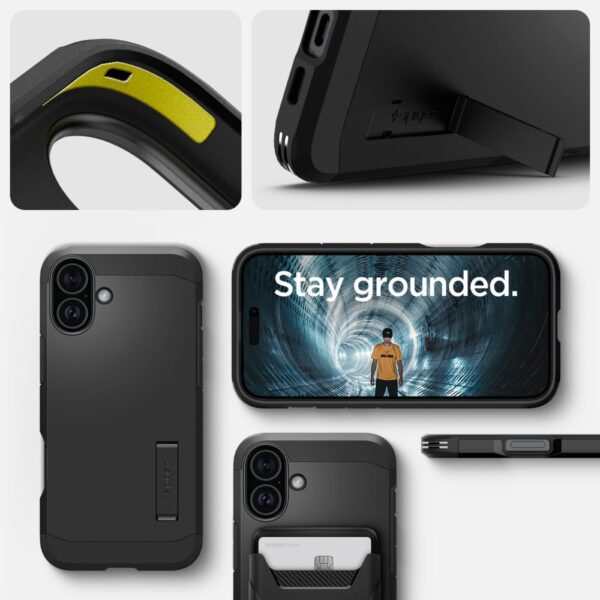 414736_oryg Spigen Tough Armor Mag Magsafe case for iPhone 16 6,1" black
