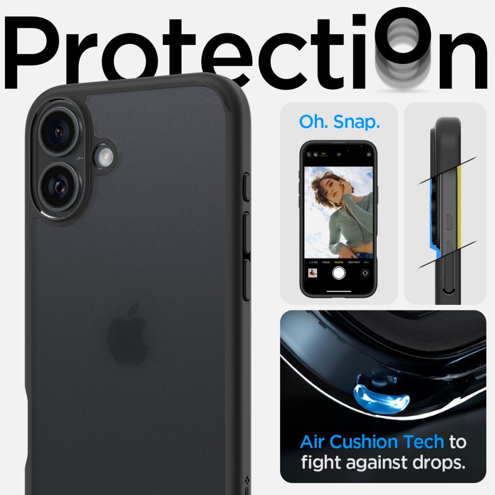 Spigen Ultra Hybrid case for iPhone 16 6,1" frost black
