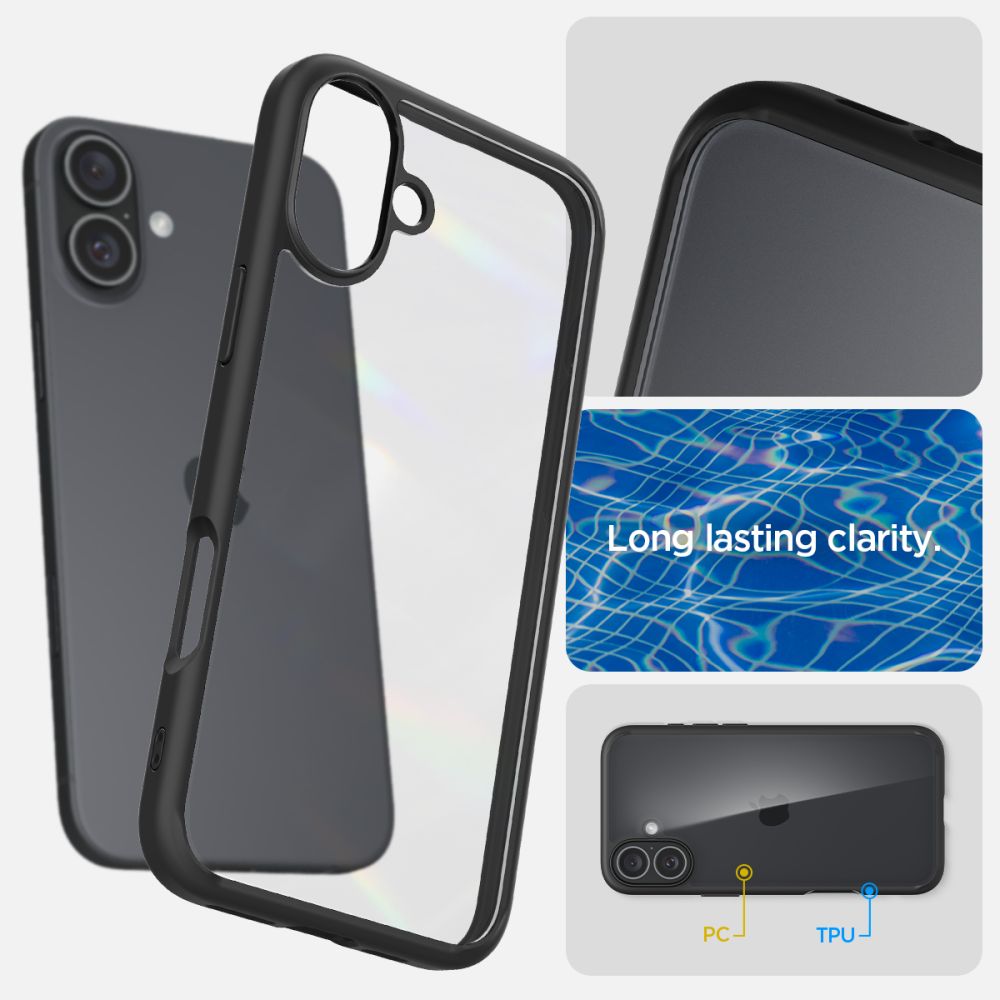 414805_oryg Spigen Ultra Hybrid case for iPhone 16 6,1" matte black