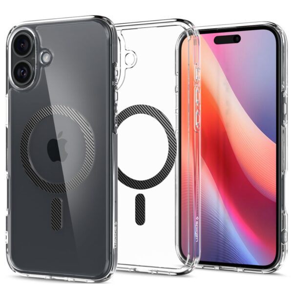 414831_oryg Spigen Ultra Hybrid Mag Magsafe case for iPhone 16 6,1" carbon fiber