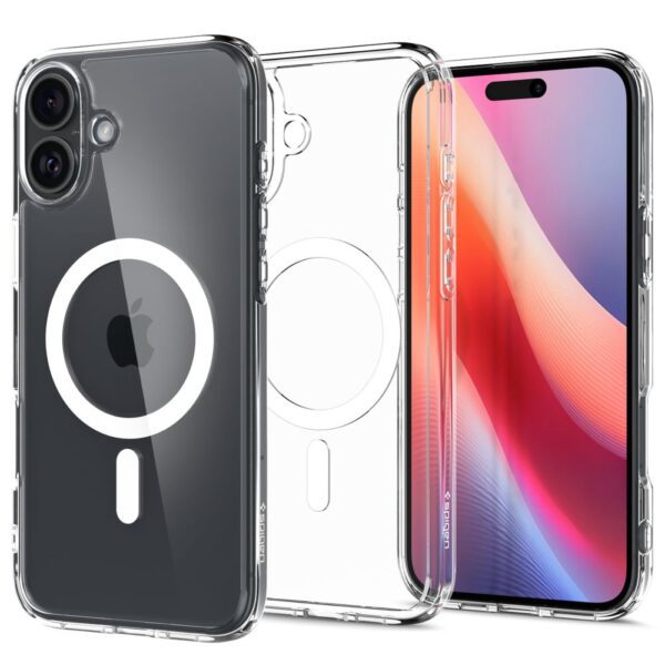 414842_oryg Spigen Ultra Hybrid Mag Magsafe case for iPhone 16 6,1" white