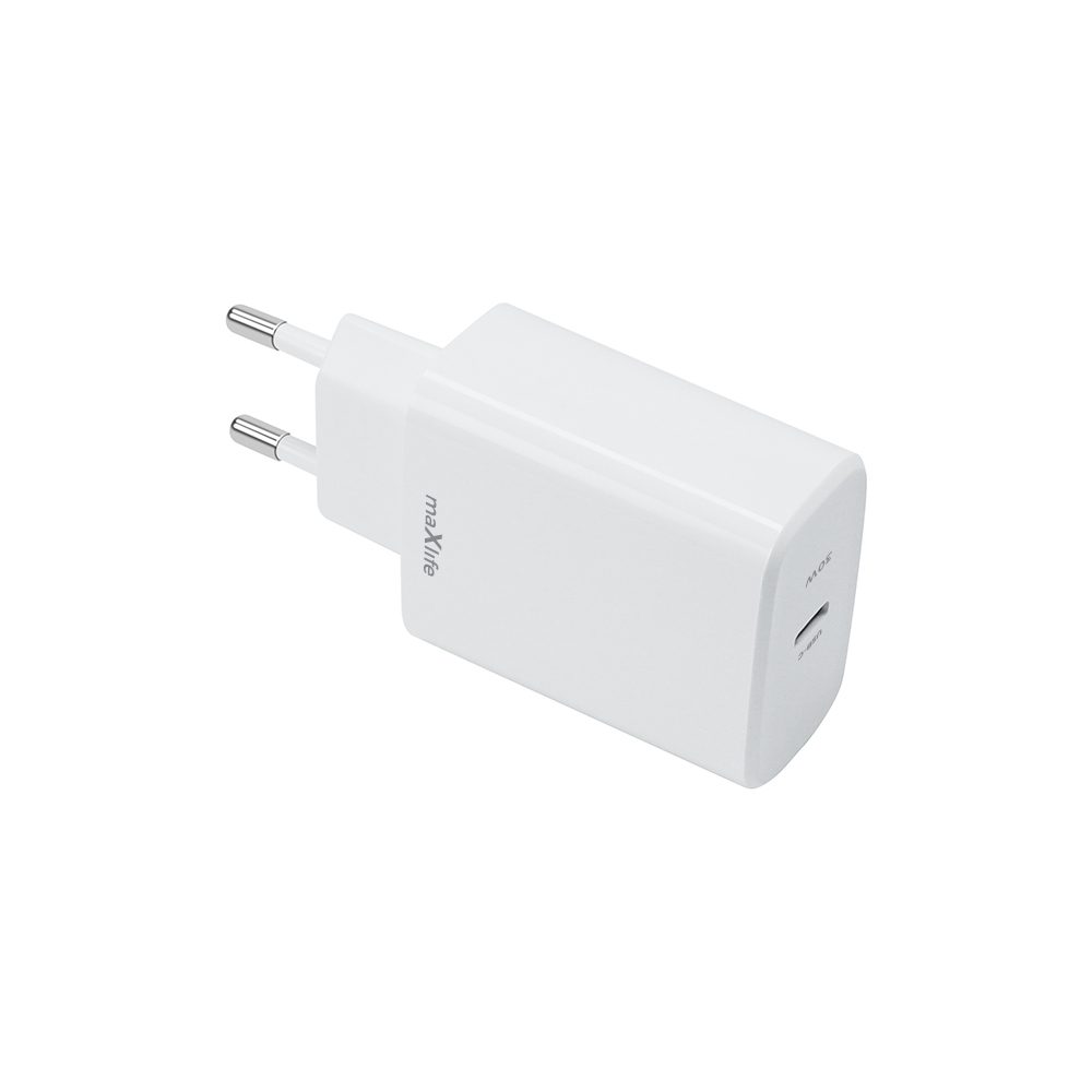 414916_oryg Maxlife MXTC-10-30C PD QC charger 1x USB-C 30W white