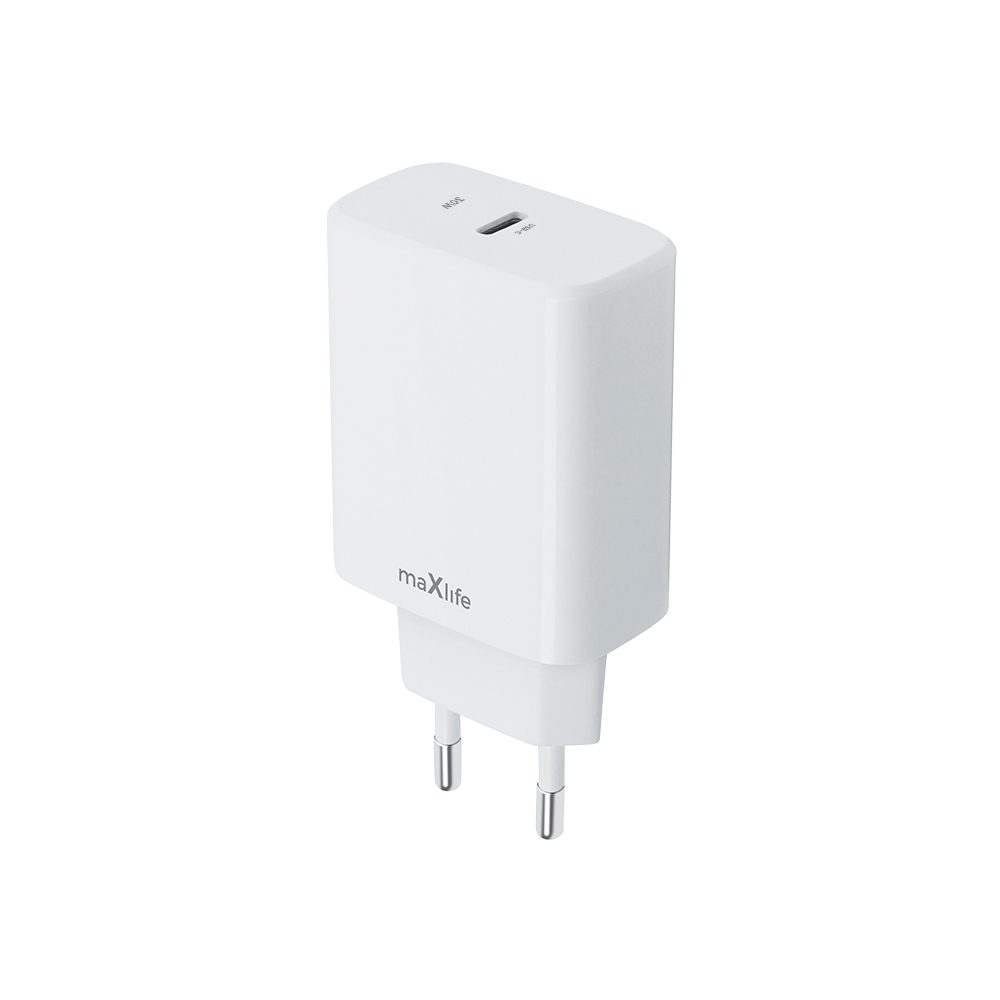 414918_oryg Maxlife MXTC-10-30C PD QC charger 1x USB-C 30W white