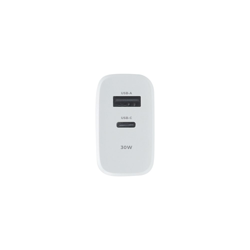 Maxlife MXTC-10-30AC PD QC charger 1x USB-C 1x USB 30W white