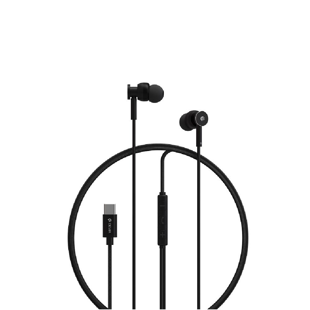 414962_oryg Devia wired earphones Smart M1 Digital Metal USB-C black