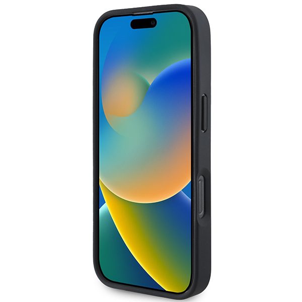 Mercedes case for iPhone 16 Pro Max 6,9" MEHCP16X23RWRSA Hardcase MB Waves Leather anthracite gray