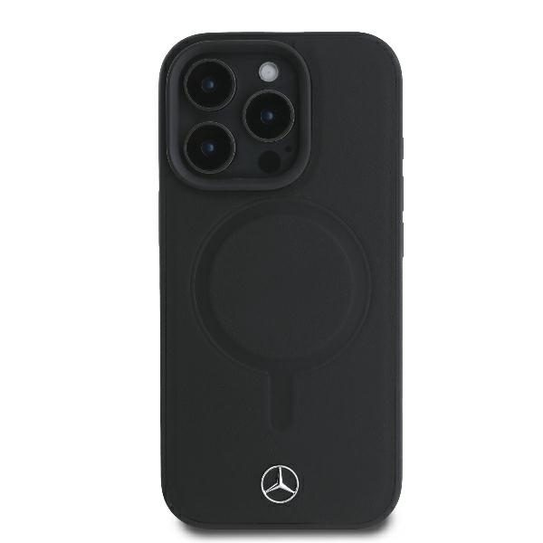 Mercedes case for iPhone 16 Pro Max 6,9" MEHMP16X23RCMK Hardcase Smooth Leather MagSafe black