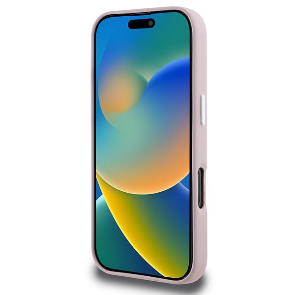 Karl Lagerfeld case for iPhone 16 Pro Max 6,9" KLHMP16XPGMSRPP pink Hard FW Metal Plate MagSafe