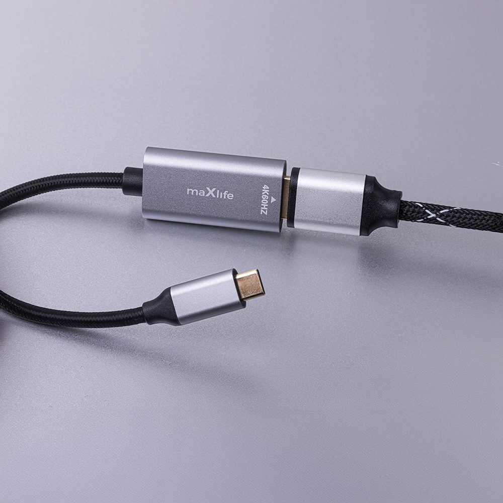 Maxlife adapter MXHC-01 HDMI - USB-C 4K 60HZ black