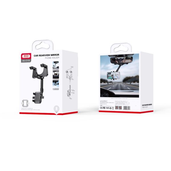 418400_oryg XO car holder C115 black for rearview mirror