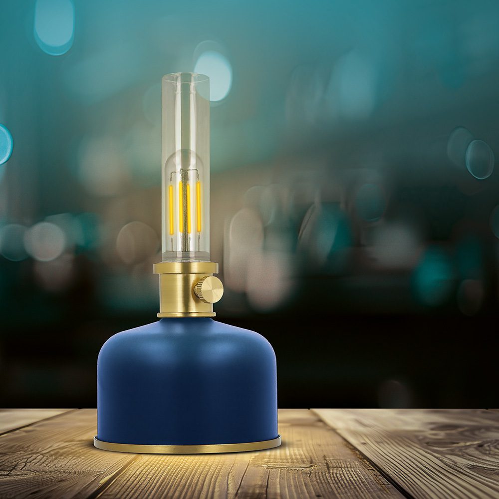 418440_oryg Retro Petroleum LED Lamp blue FLR-35 Forever Light