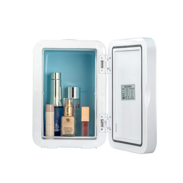 418498_oryg XO mini car refrigerator CZ015 white with mirror LED