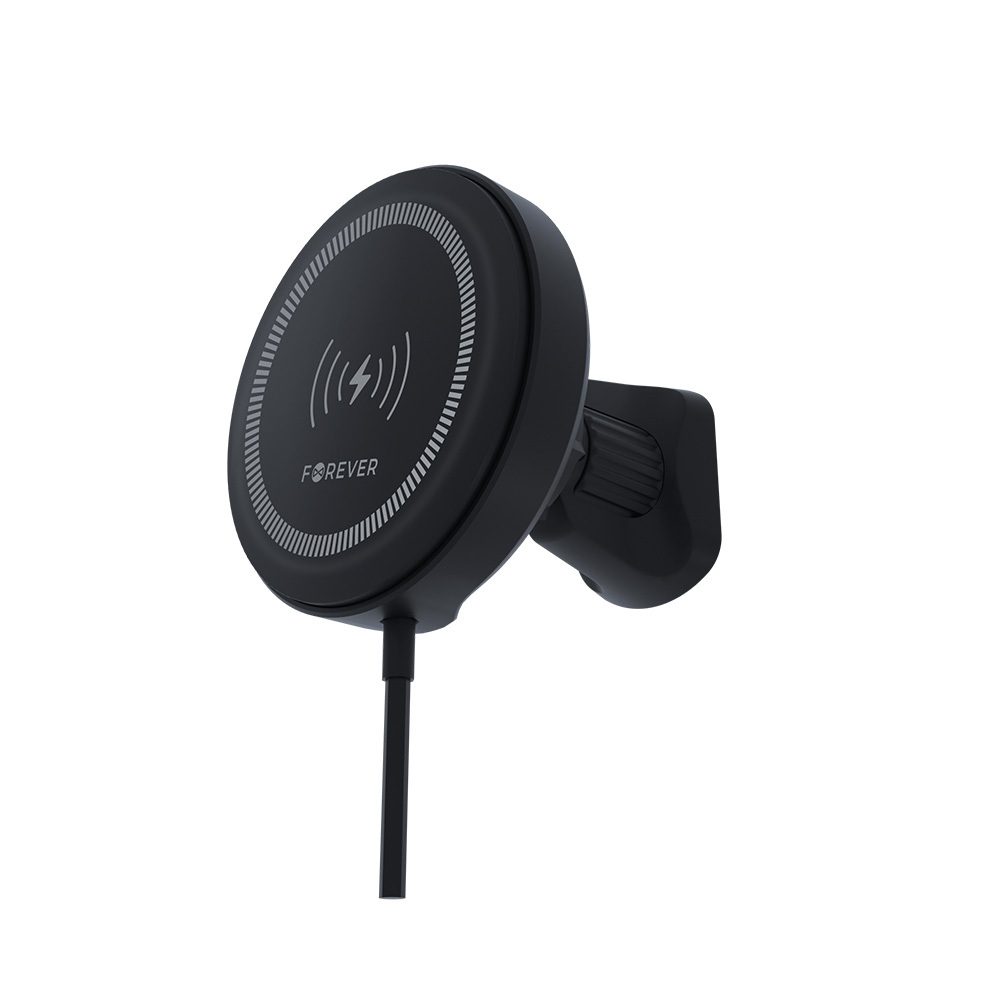 418679_oryg Forever car holder for air vent MACH-300 magnetic with wireless charging black Qi2 15W
