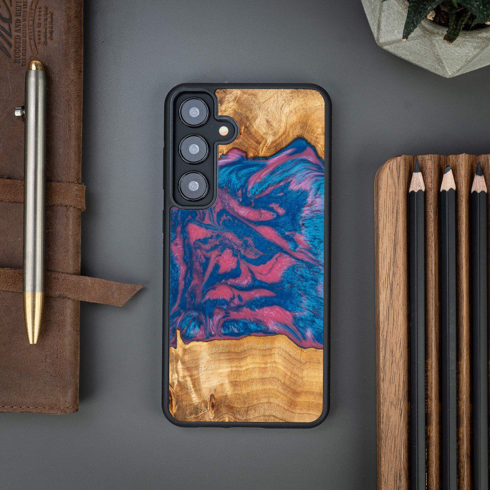 418919_oryg Bewood Unique case for Samsung Galaxy S24 Plus Neons Vegas