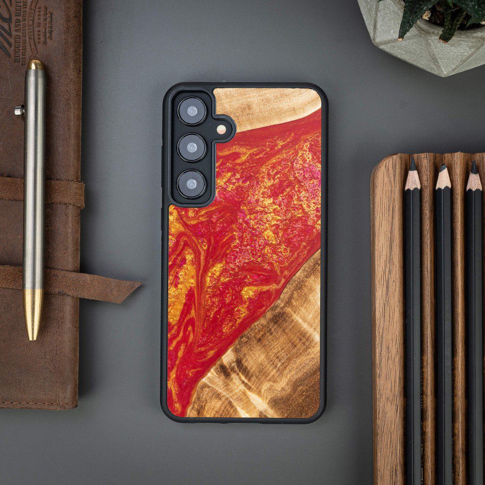 418922_oryg Bewood Unique case for Samsung Galaxy S24 Plus Neons Paris