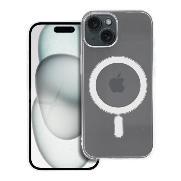CLEAR Case 2 mm for IPHONE 15 compatible with MagSafe (camera protection) transparent