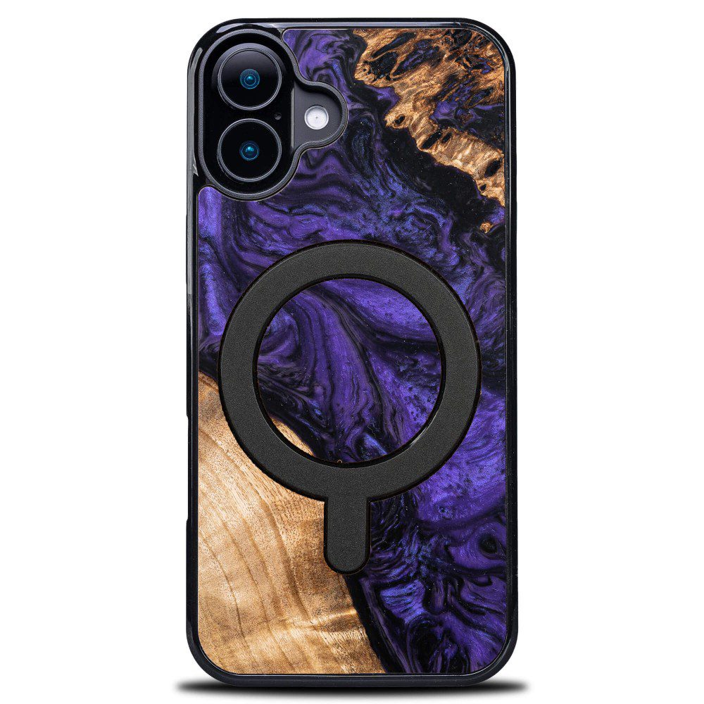 419254_oryg Bewood Unique case for iPhone 16 6,1" Violet with MagSafe