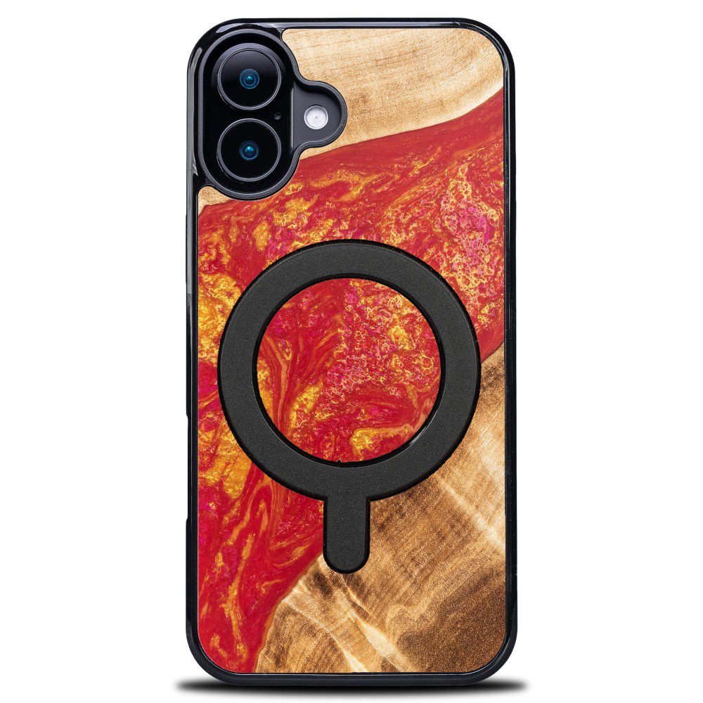 419264_oryg Bewood Unique case for iPhone 16 6,1" Neons Paris with MagSafe