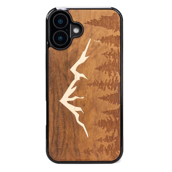 419289_oryg Bewood case for iPhone 16 Plus 6,7" Mountains Imbuia