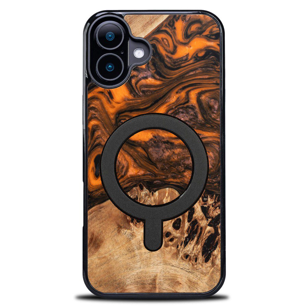 419364_oryg Bewood Unique case for iPhone 16 Plus 6,7" Orange with MagSafe
