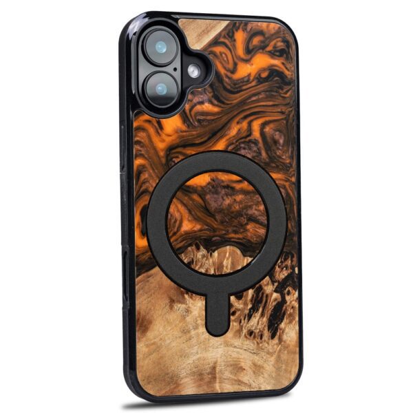 419365_oryg Bewood Unique case for iPhone 16 Plus 6,7" Orange with MagSafe