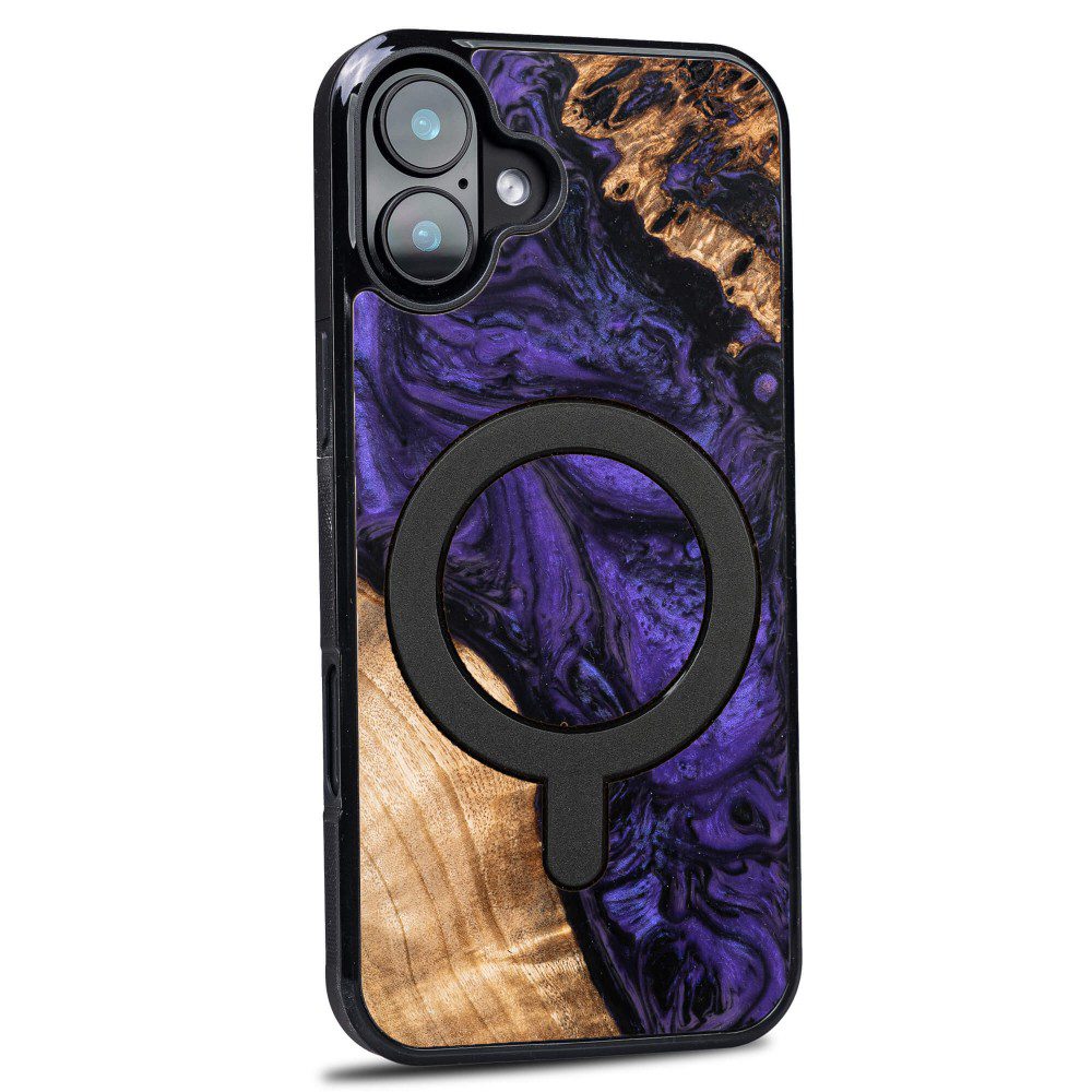 419370_oryg Bewood Unique case for iPhone 16 Plus 6,7" Violet with MagSafe