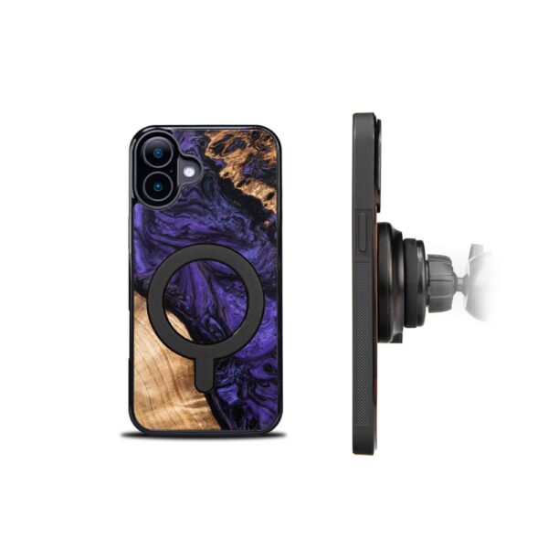 419371_oryg Bewood Unique case for iPhone 16 Plus 6,7" Violet with MagSafe
