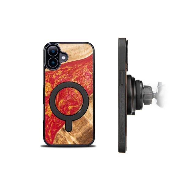 419381_oryg Bewood Unique case for iPhone 16 Plus 6,7" Neons Paris with MagSafe